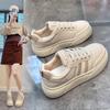 White Shoes for Women Spring New Student Ins Trendy All-Match Thick Bottom Board Shoes Spring and Autumn Casual Shoes