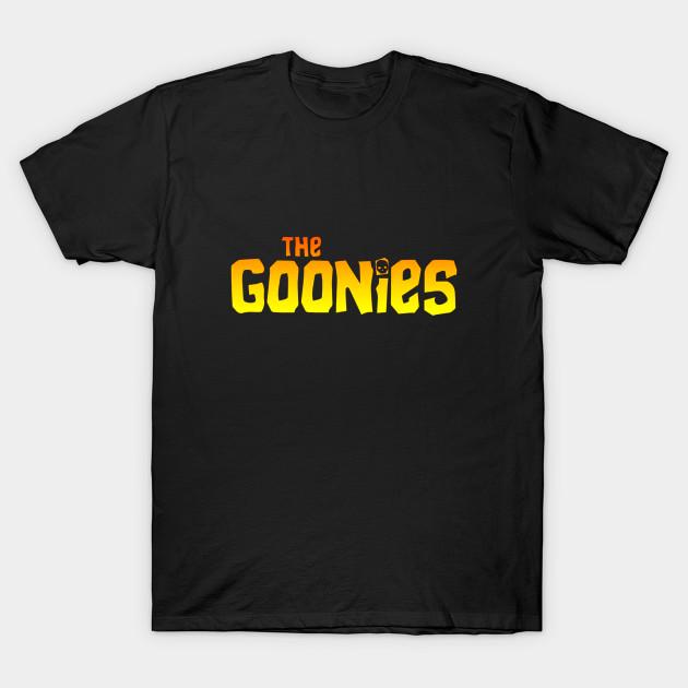 Asian Size Men Print T-shirt The Goonies No-Cut Heat Transfer Print Cotton Tshirt