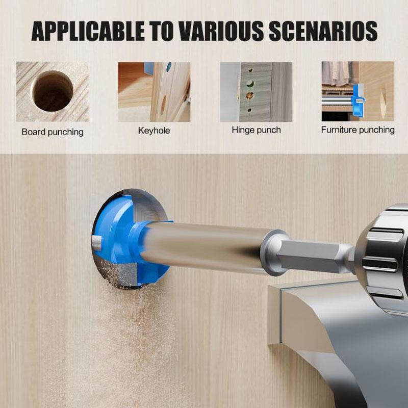 1/4-дюймовый хвостовик 15-35 мм карбидное сверло для петель деревообрабатывающие инструменты настольный шарнир дверной замок фрезерное сверло открывалка для отверстий