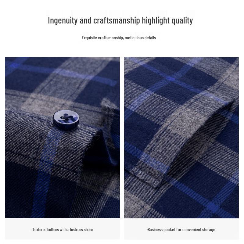 ROMON Мужская рубашка в стиле business casual, 100% хлопок