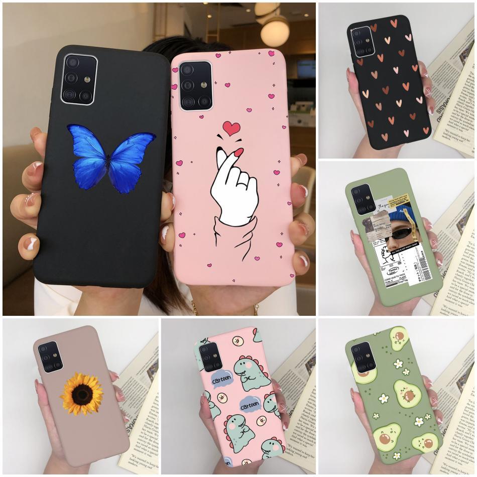 Чехол-бампер для Samsung Galaxy A51, мягкий силиконовый TPU, чехол для телефона для Samsung A31 A71 A515 A515F A 71 51 31 Coque Funda Capa