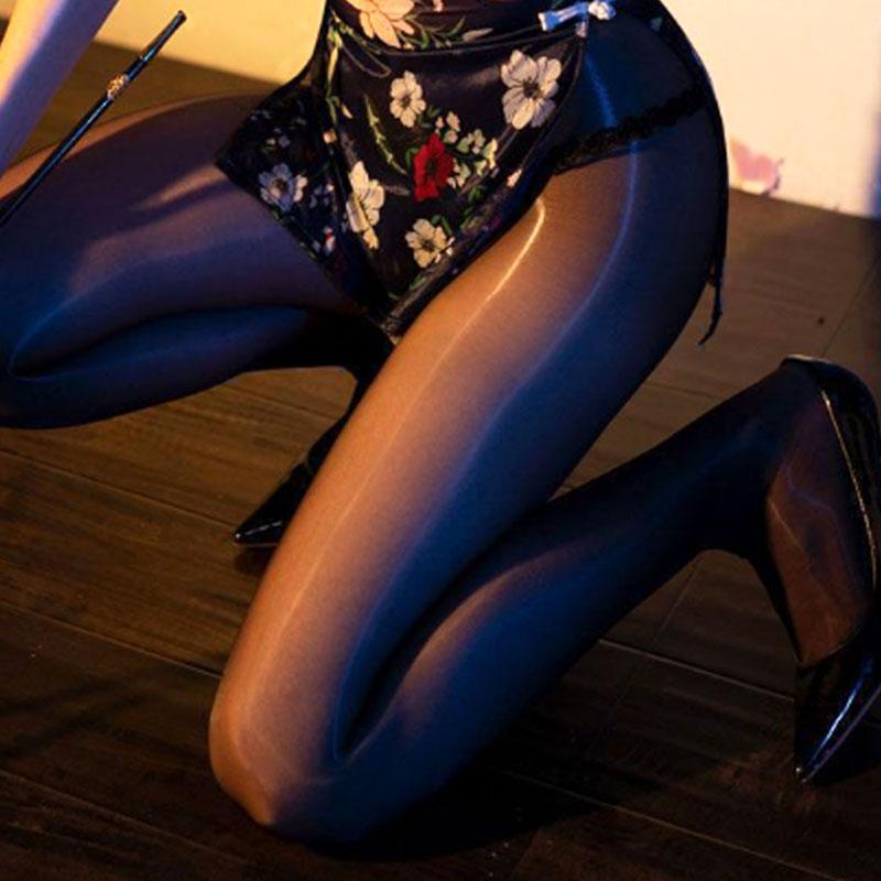 Ультратонкие блестящие колготки женские блестящие чулки летние чулки