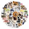 60pcs Emoji Dog Waterproof Graffiti Stickers Notebook Water Bottles Cases Phone
