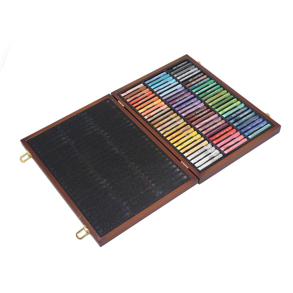 Oil Pastels 72 Color Strong Adhesion Multipurpose Portable Soft Oil Crayons for Drawing Painting