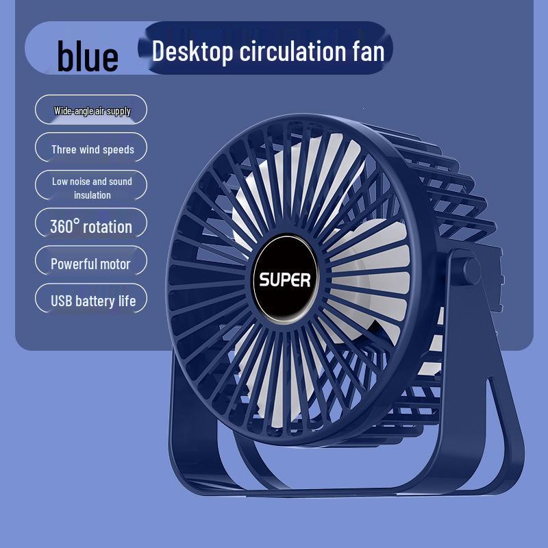 Compact Mini Desktop Fan for Office or Dormitory