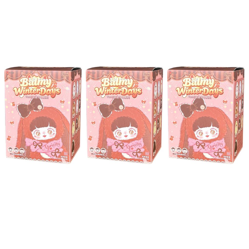 New Yomi Balmy Winter Days Plush Doll Blind Box Cute Fluffy Keychain Bag Charm Desktop Ornament Gift For Toy Collectors