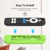 Silicone Protective Case Shockproof Protector Remote Controller Cover with Lanyard Soft Shell for onn.GoogleTV Box 4K Pro 2025