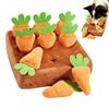 Нюхательный коврик для собак и кошек, развивающая игрушка-головоломка с морковками для мелких, средних и крупных животных, интерактивный, для снятия стресса у питомцев, жевательные игрушки для собак