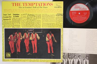 LP Пластинка TEMPTATIONS - Концерт в лондонском Talk Of The Town SJET8284 TAMLA MOTOWN Япония Соул/Фанк Б/у