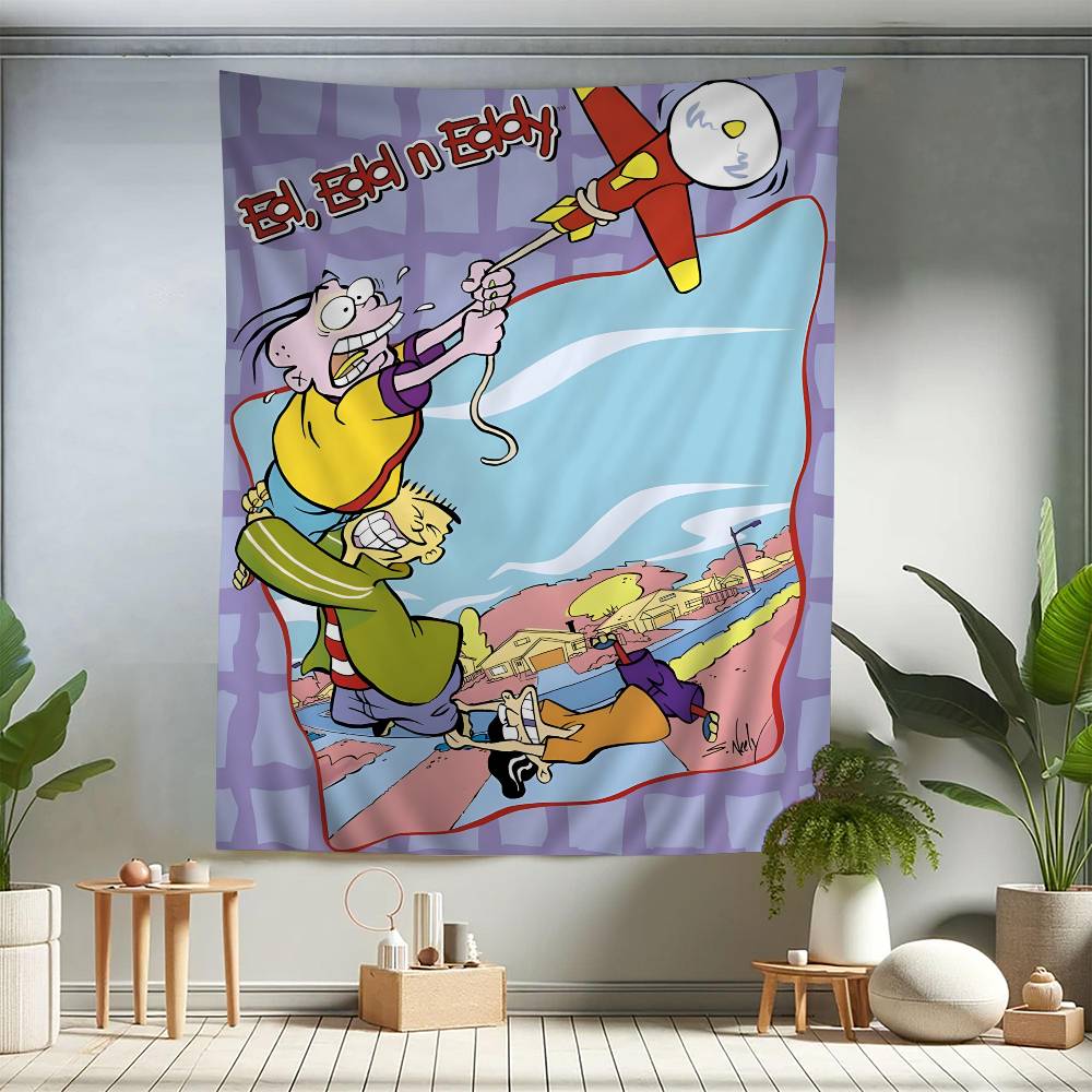 Мультяшный EEd Edd N Eddy Аниме Принт Большой Настенный Гобелен Дешевый Хиппи Настенное Полотно Богемные Настенные Гобелены Мандала Домашний Декор