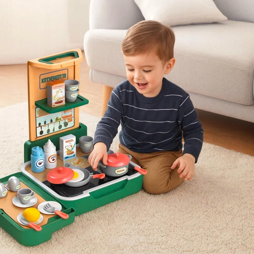 [PACZB][5] Portable Kitchen in a Suitcase for Children U838