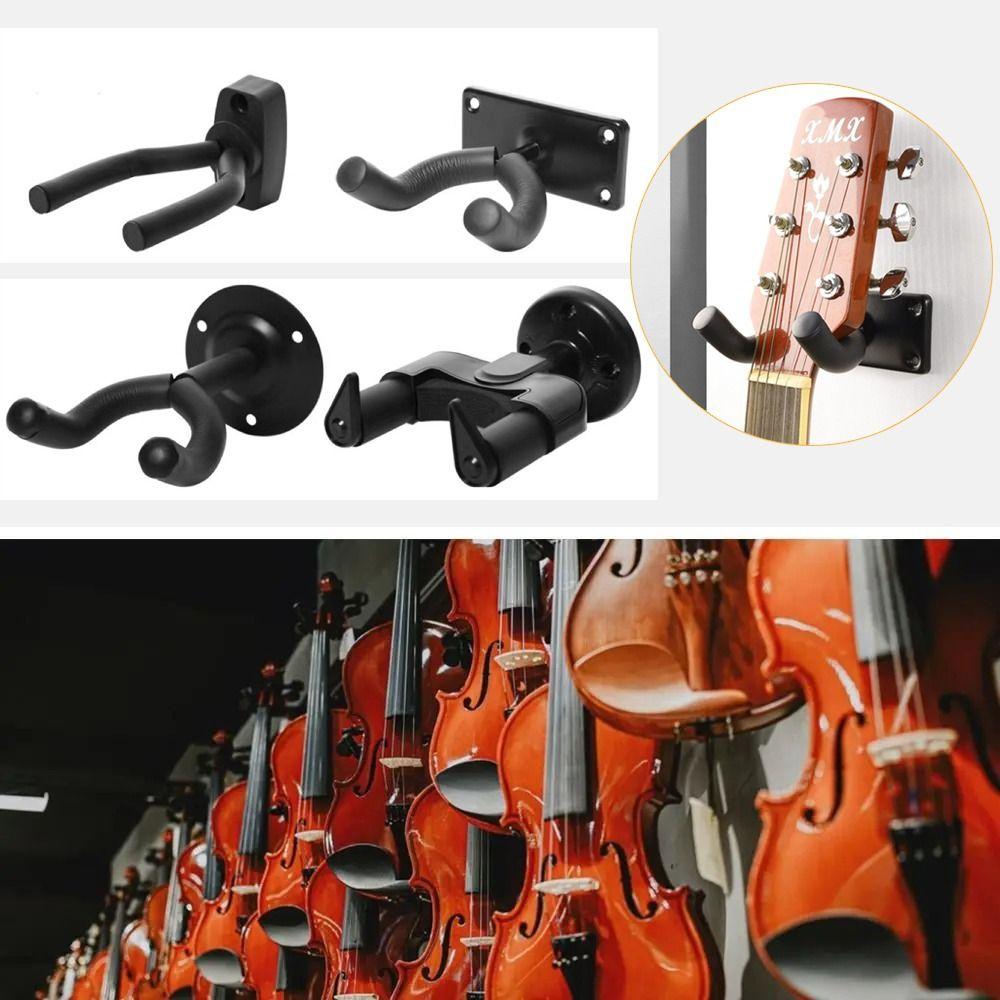Non-slip Musical Instruments Hook Wall Mount Guitar Display Rack Electric Guitar Violin Ukulele