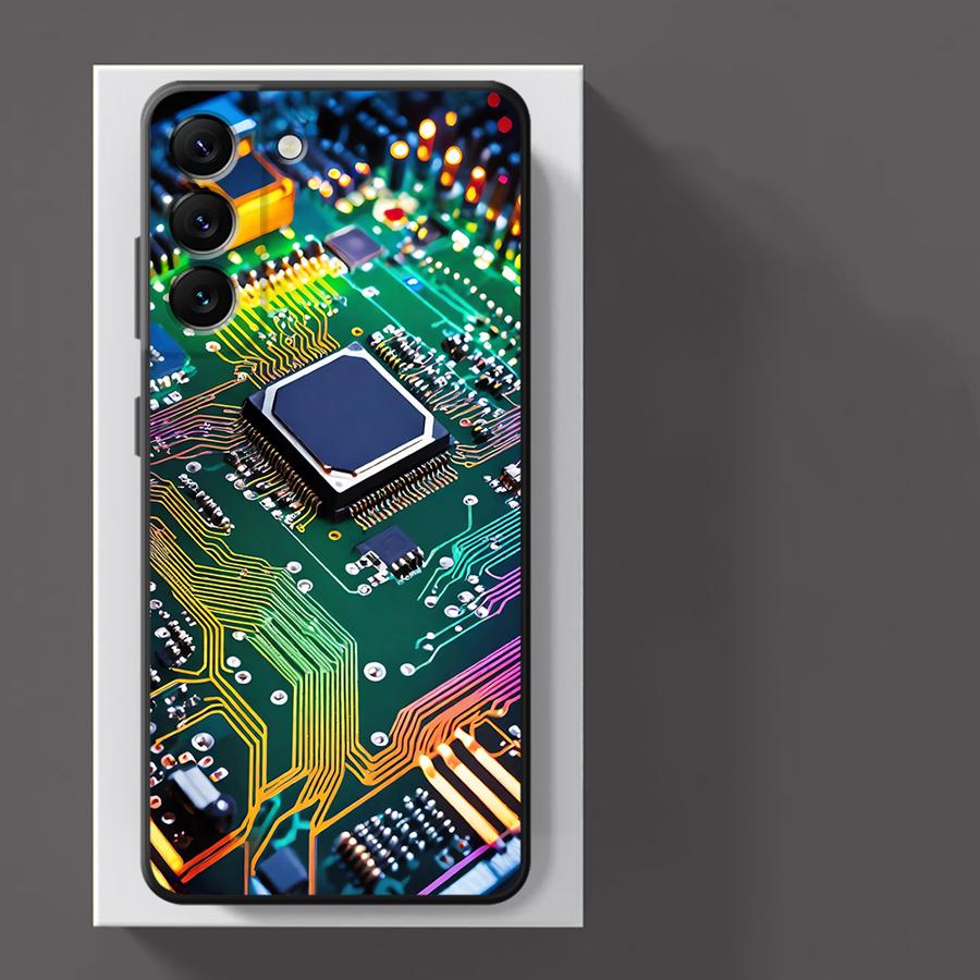 Чехол для телефона Funda для Xiaomi Redmi Note 9 10S 9S 11 10 11s 12s 14 13 Pro Plus 7 8 12 Pro Ретро Печатная плата
