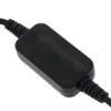 USB к гнезду прикуривателя автомобиля, повышающий кабель-адаптер, провод, преобразует 5 В в 12 В для автомобильной электроники