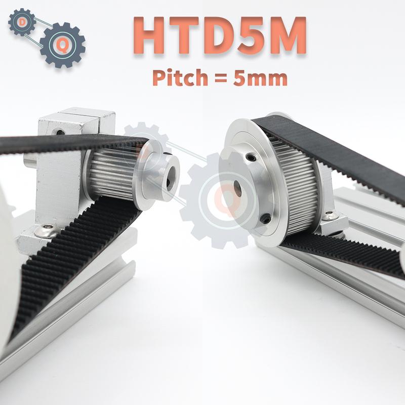 HTD 5M Timing Pulley 5M 50Teeth 60Teeth 72Teeth 75Teeth HTD5M Pulley 5M 50T 60T 72T 75T 5M Tooth Pulley HTD5M Timing Belt Pulley