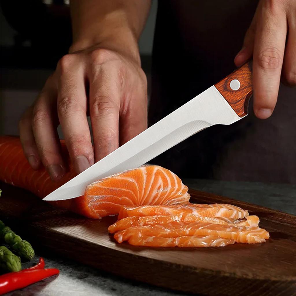 Многоцелевой нож для убоя из нержавеющей стали Нож для обвалки Нож для нарезки Фруктовый нож