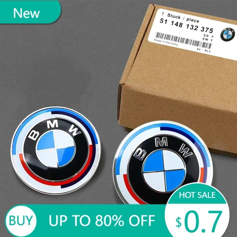 New for E39 E46 E30 E36 G20 bmw E87 E60 E90 Ac 74mm 82mm Hood Emblem Car Front Bonnet Logo Trunk Cover Badge car sticker