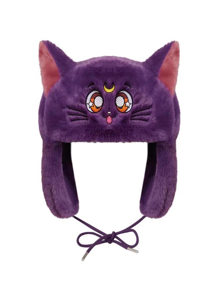 Available Now: Unisex Heavy-Duty Autumn/Winter Cartoon Ushanka Hat - Cute, Warm, and Plush Ear Protection for Cold Weather