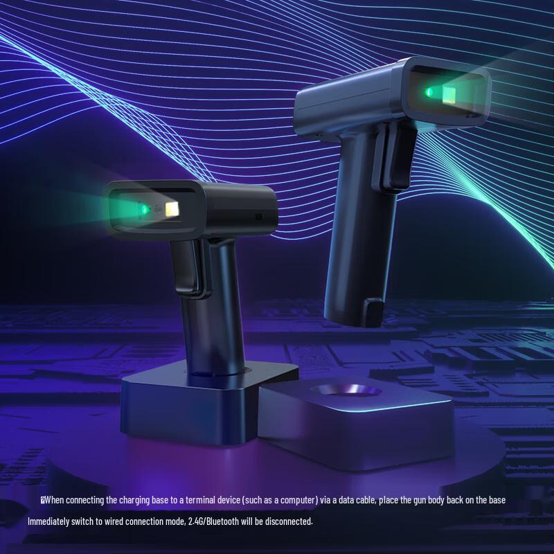 Deli Wireless 2D Barcode Scanner 14970WB