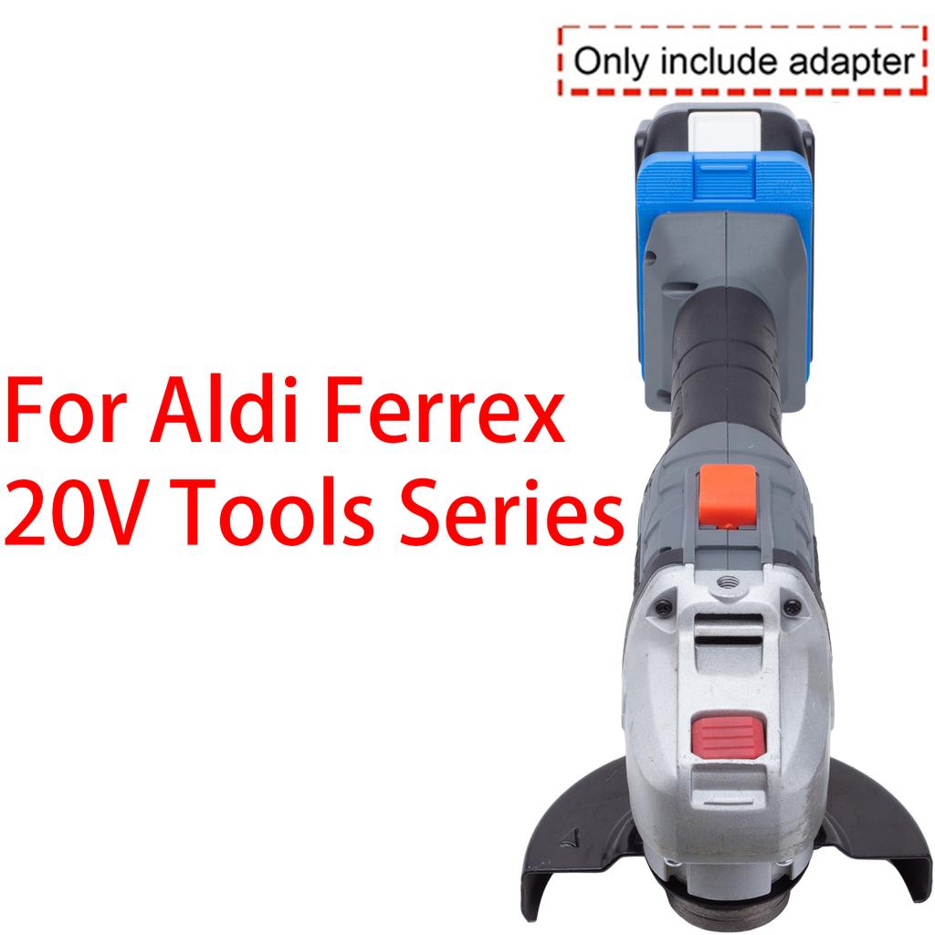 Адаптер аккумулятора для инструмента Aldi Ferrex 20V Li-ion на аккумулятор Makita 18V LXT Li-ion Адаптер-конвертер Аксессуар для электроинструмента