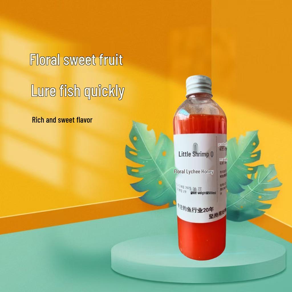 Высококонцентрированная цветочная личи-медовая добавка для прикормки карпа - Большая бутылка