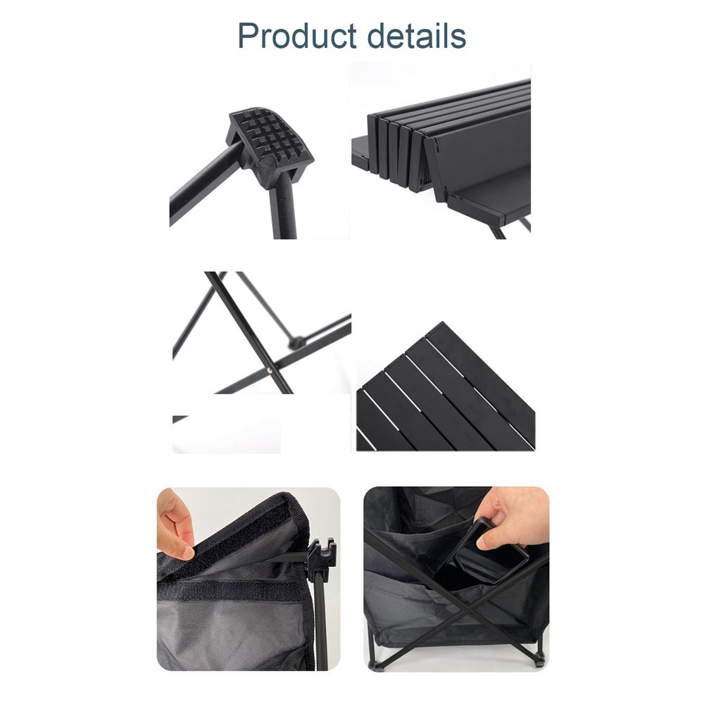 Портативный складной стол из алюминиевого сплава для кемпинга, многофункциональный легкий стол для пикника на открытом воздухе