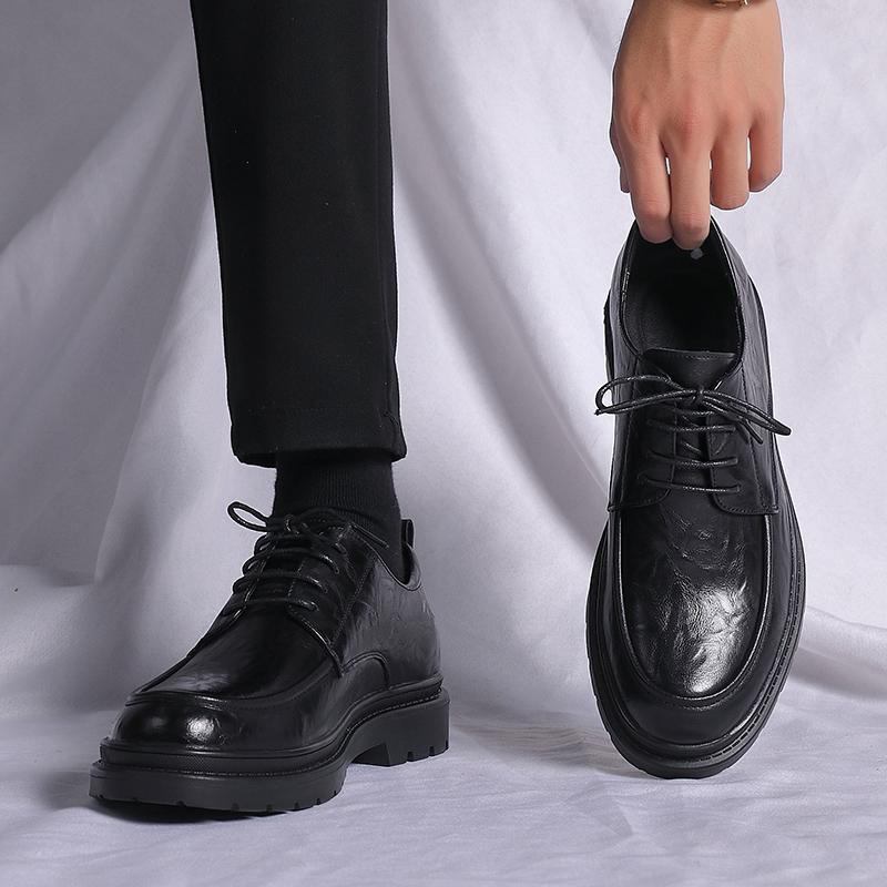 Fashion Genuine Leather Shoes For Man Leather Casual Shoes Fashion Business Oxford Shoes High Quality Designer Work Shoes