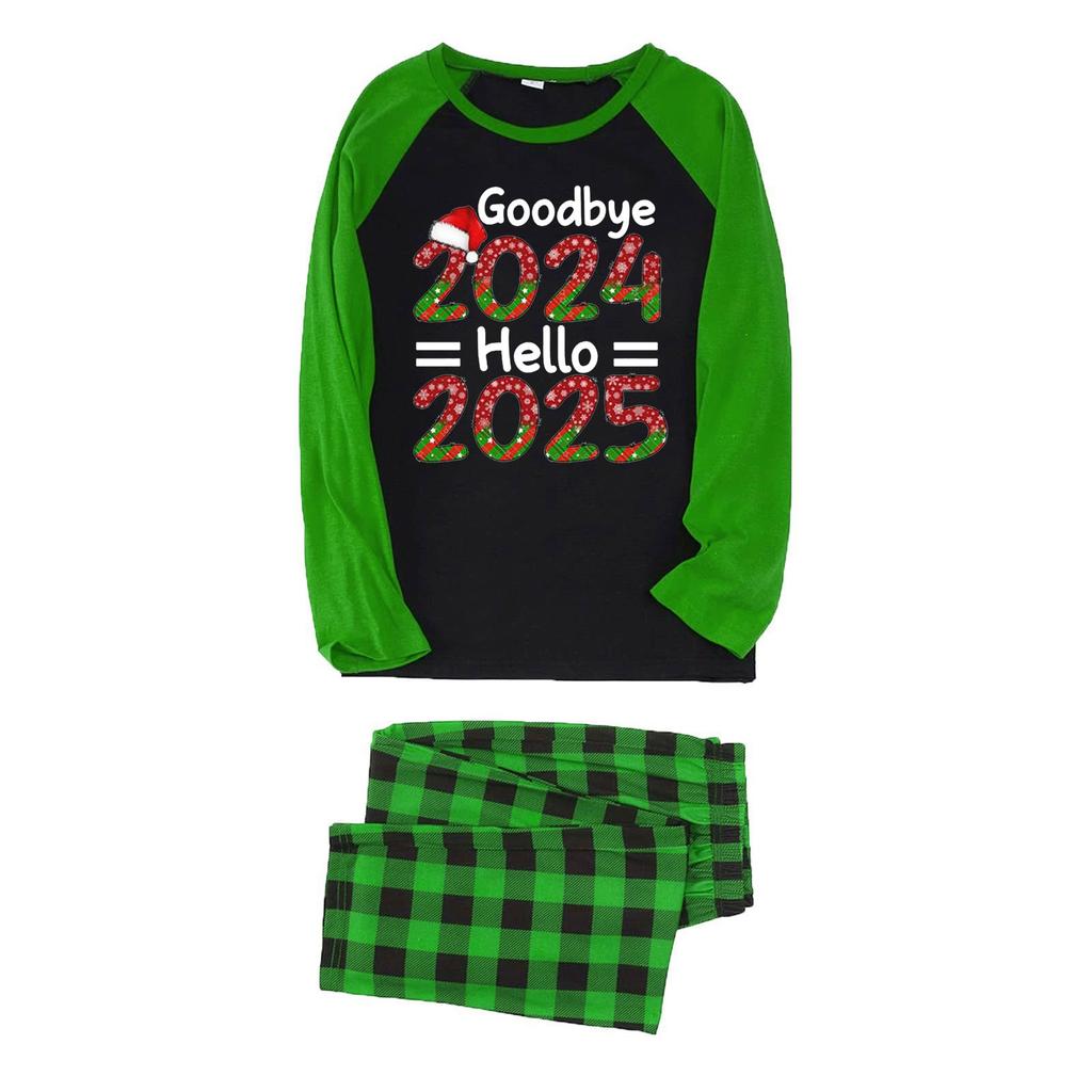 Комплект из топа и брюк с длинными рукавами и принтами для всей семьи Одинаковые комплекты для всей семьи