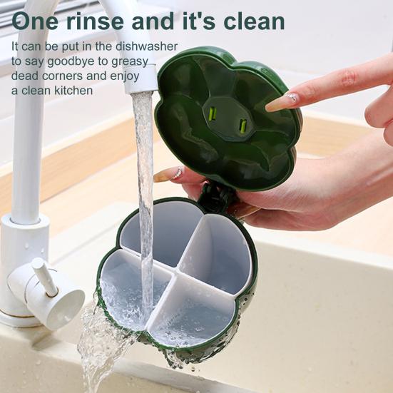 Креативная банка для специй Органайзер для специй Разделенная коробка для специй Соль Перец Чили Соус Сахар Кухонный гаджет для дома Ресторана