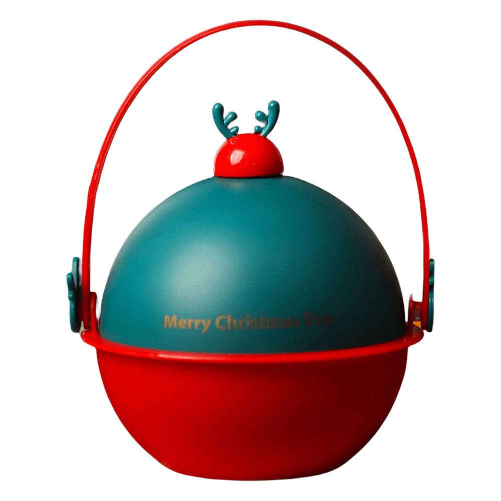 Рождественский контейнер для конфет с ручкой, многоцелевые подарочные коробки для подарков на праздники, рождественские и зимние товары для вечеринок