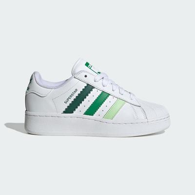 SUPERSTAR XLG W Обувь Белые Кроссовки ORIGINALS Женские IF9121 Обувь Белые/Студенческий Зеленый/Зеленый