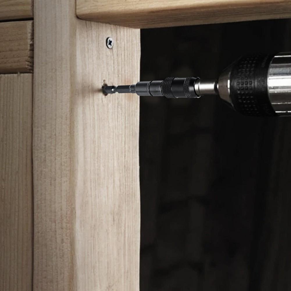 Поворотный магнитный винт с шестигранным хвостовиком 1/4, быстросменный держатель фиксирующих бит