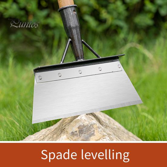 Multifunctional Cleaning Shovel Weeding Planting Shovel Sharp Blade Long Handle Design Weed Removal Shovel Heavy-Duty Garden Tool
