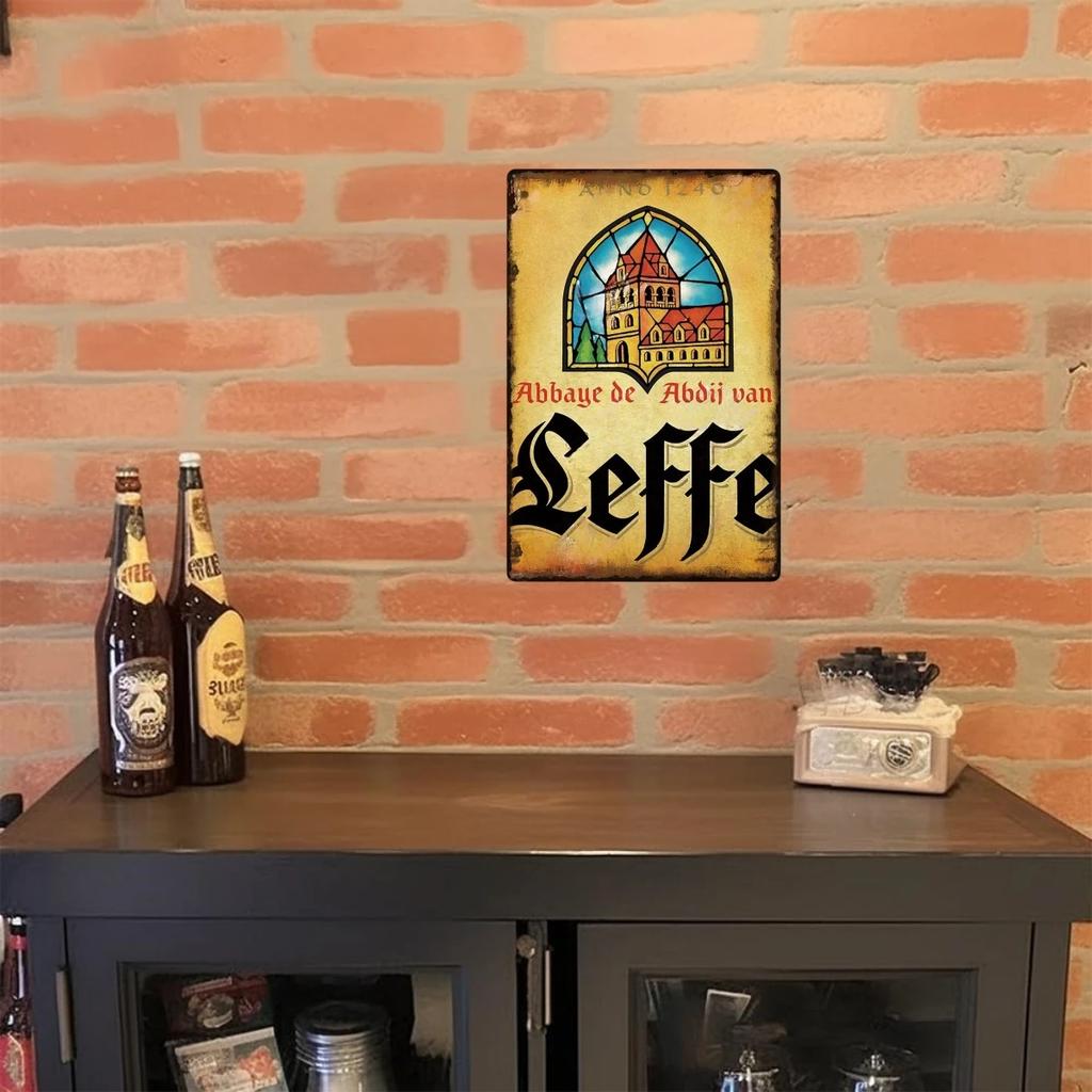 Ретро бельгийский пивной бренд постер винтажный знак металлический знак декоративная табличка для комнаты бар паб человек пещера клуб настенное украшение