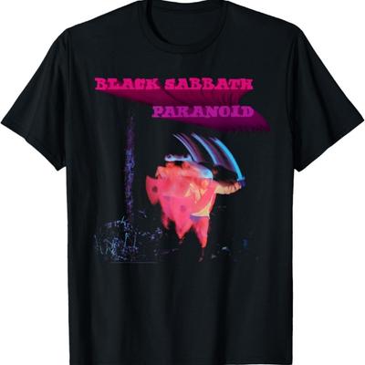Официальная футболка Black Sabbath Paranoid с эффектом движения