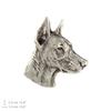 Dobermann, Doberman Pinscher, Dobie I - Dog brooch in a gift box, elegant pin, lapel pin for Art-Dog brand jacket