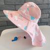Polyester Sun Cap UV Protection Beach Cap Outdoor Panama Hat  Toddler