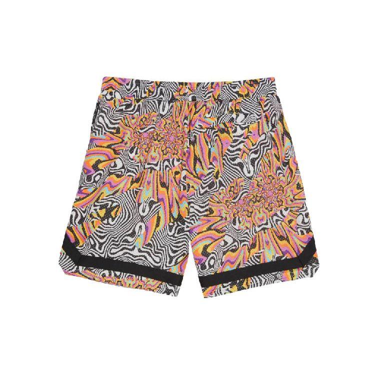 Puma X Dexters Laboratory All-Over Print Повседневные шорты средней посадки со шнурком Мужские шорты Черные 625337-01
