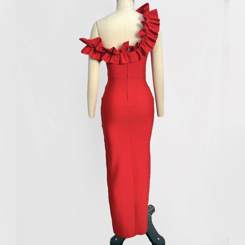 Annual Meeting Festive Bandage Evening Dress