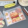 PVC Capybara File Bag Cute Cartoon Zip File Bag New Test Paper Storage Pouch  Student