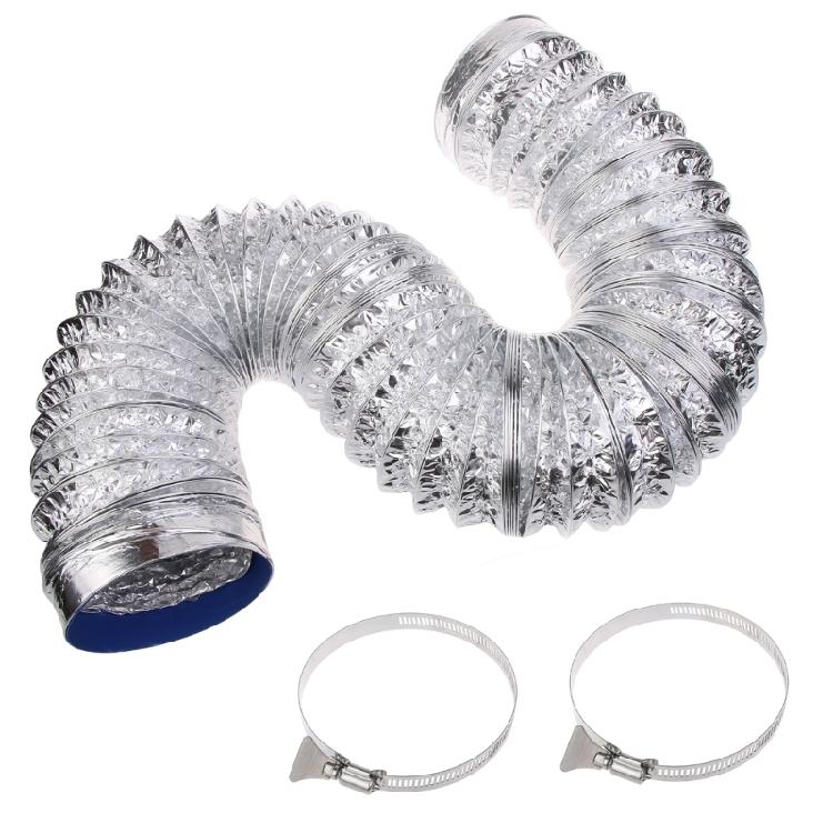 Air Duct Double Layer Aluminum Foil Fire-proof Ventilation Exhaust Smoke Pipe