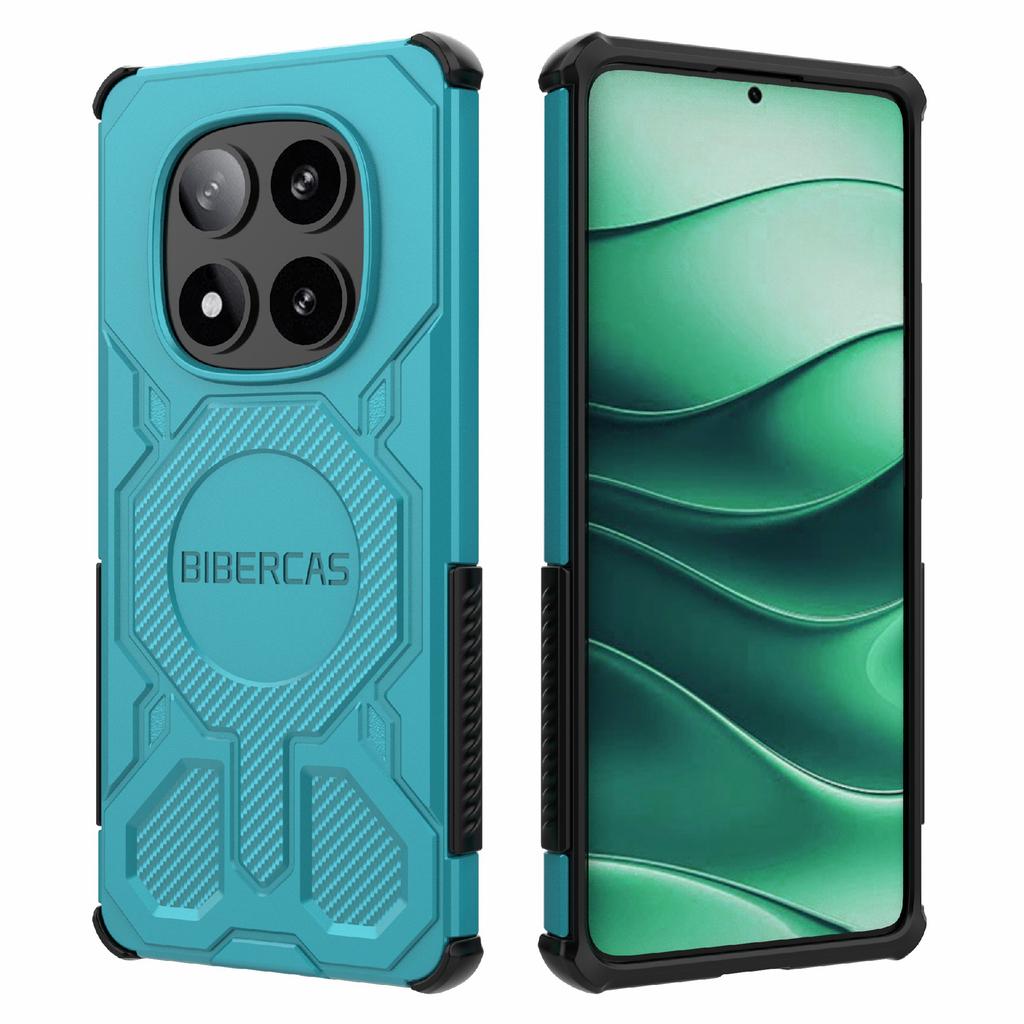 BIBERCAS J-16 Series For Xiaomi Redmi Note 14 Pro 5G Case Compatible with MagSafe Anti Drop TPU+PC Phone Cover