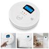 Audible Alarm 2 In 1 CO Smoke Detector LCD Digital Display CO Sensor  Home Use