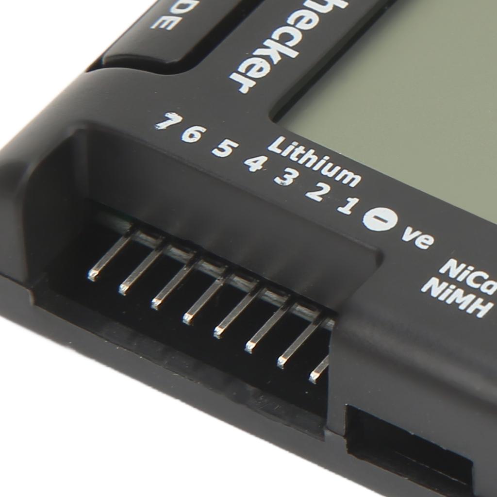 Battery Capacity Controller, Digital Display Meter Tester for Li Ion NiCd NiMH with ABS Case & for Battery Capacity Testing