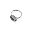 10pcs/lot Adjustable Blank Ring Base Dia 10 12 14 16 18 20 25 mm Glass Cabochons Cameo Settings Tray Fit Diy Ring Jewelry Making