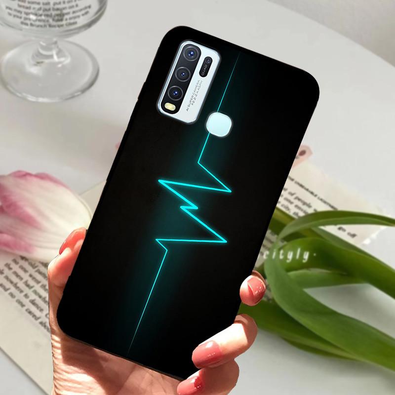 Для Vivo Y30 1938 Y50 1935 Чехол животное Силиконовый Мягкий ТПУ Задние крышки Для Vivo Y 30 50 Y30 2020 Чехол Защитный Мультяшный Funda