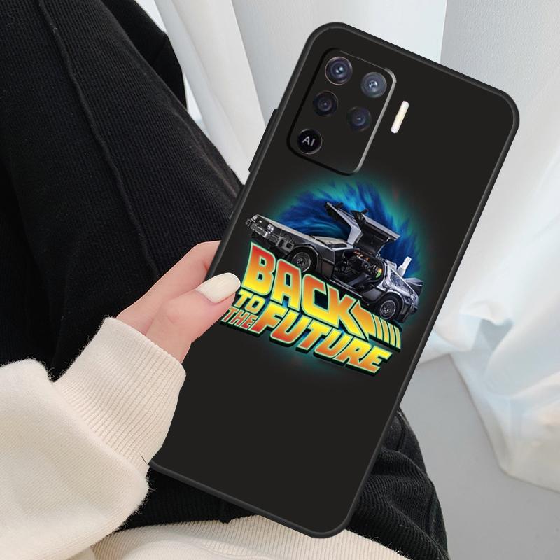 Back To The Future Time Machine Case For Oppo A40 A60 A80 A5 Pro A15 A16 A17 A57 A77 A94 A74 A54 A76 A96 A18 A38 A58 A78 A98