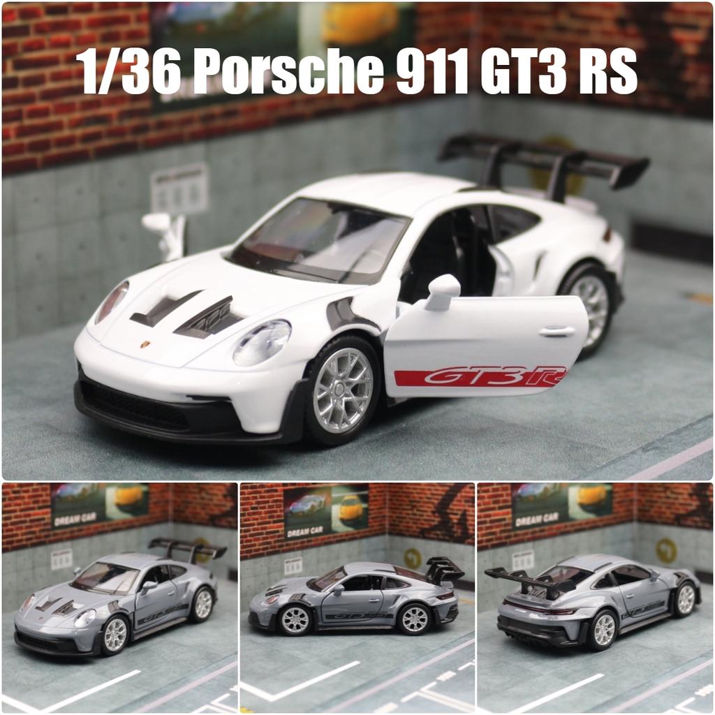 1/36 Porsche 911 GT3 RS игрушечная модель автомобиля для детей RMZ CiTY миниатюрная гоночная модель Free Wheels Pull Back литая металлическая коллекция подарок