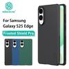 For Samsung Galaxy S25 Edge Phone Case Nillkin Super Frosted Shield Pro Hard PC+TPU Shell Shockproof Back Cover
