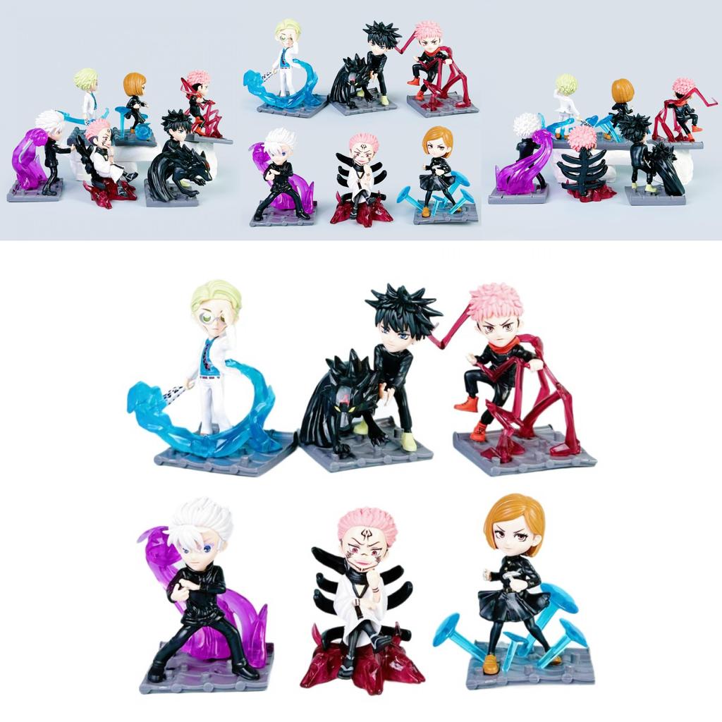 Jujutsu Kaisen Pvc Character Models With Battle Pose Effects For Anime Collectors And Decor
